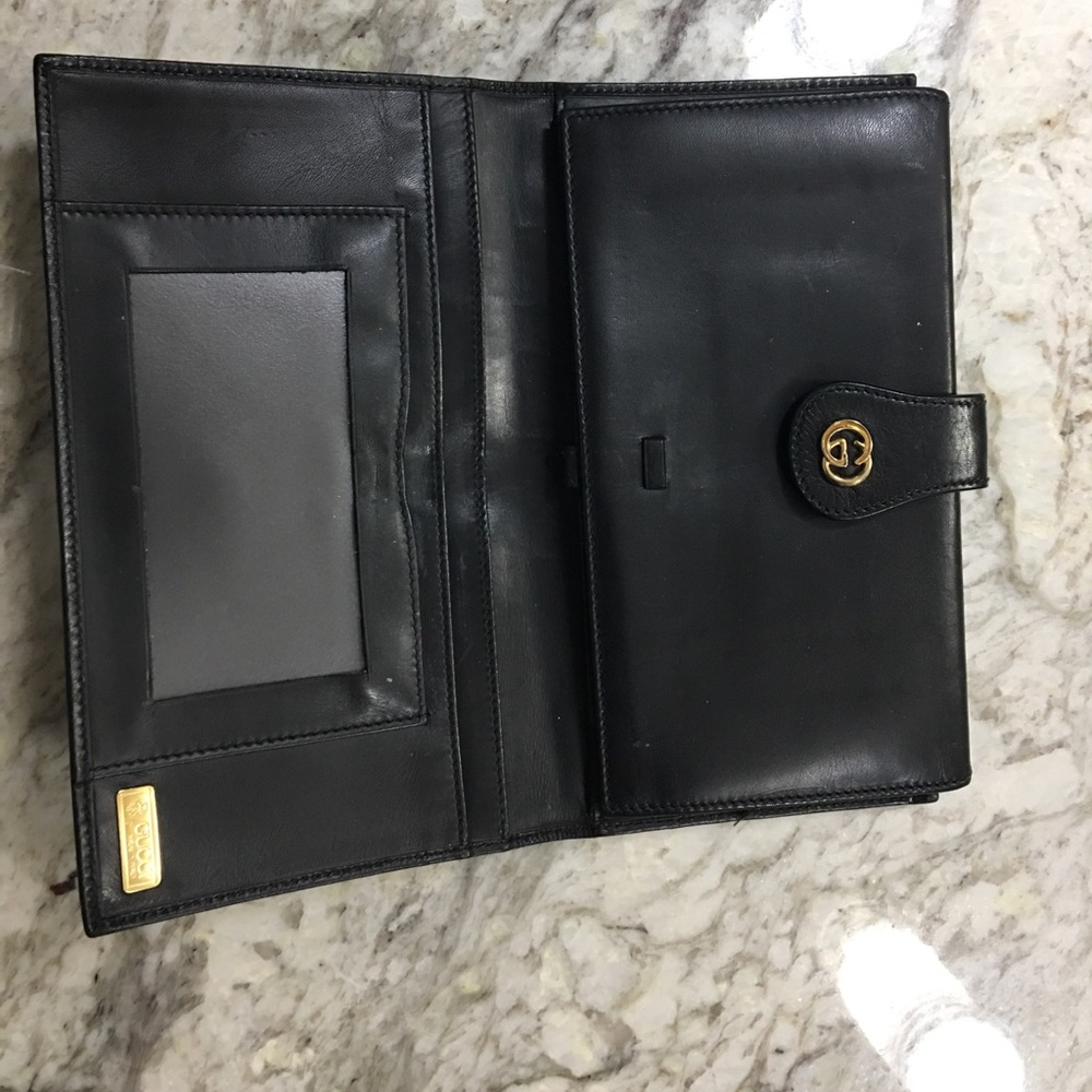Large Gucci lamb leather wallet